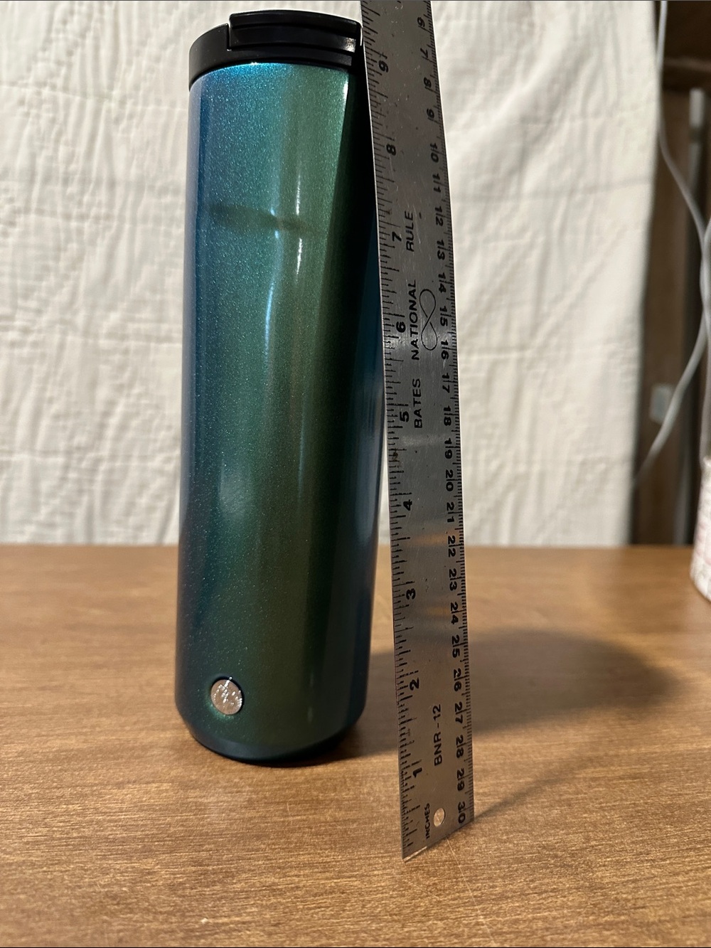 Starbucks very tall Insulated Travel Tumbler - Iridescent Green-Blue